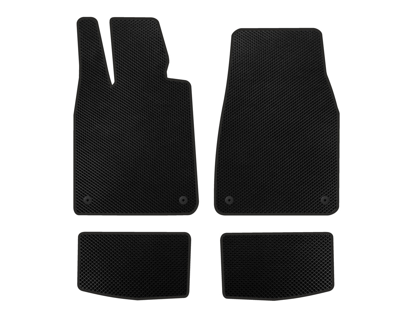 EVA Floor Mats (2021-, Black) for Porsche Taycan 2019- - image 1