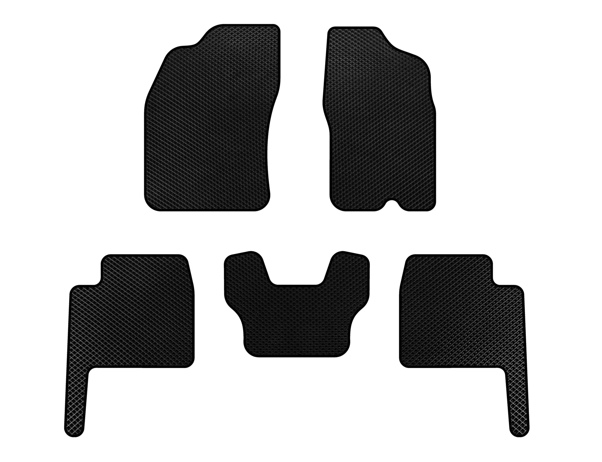 EVA Floor Mats (Black) for Dodge Durango 2004-2009 - image 1