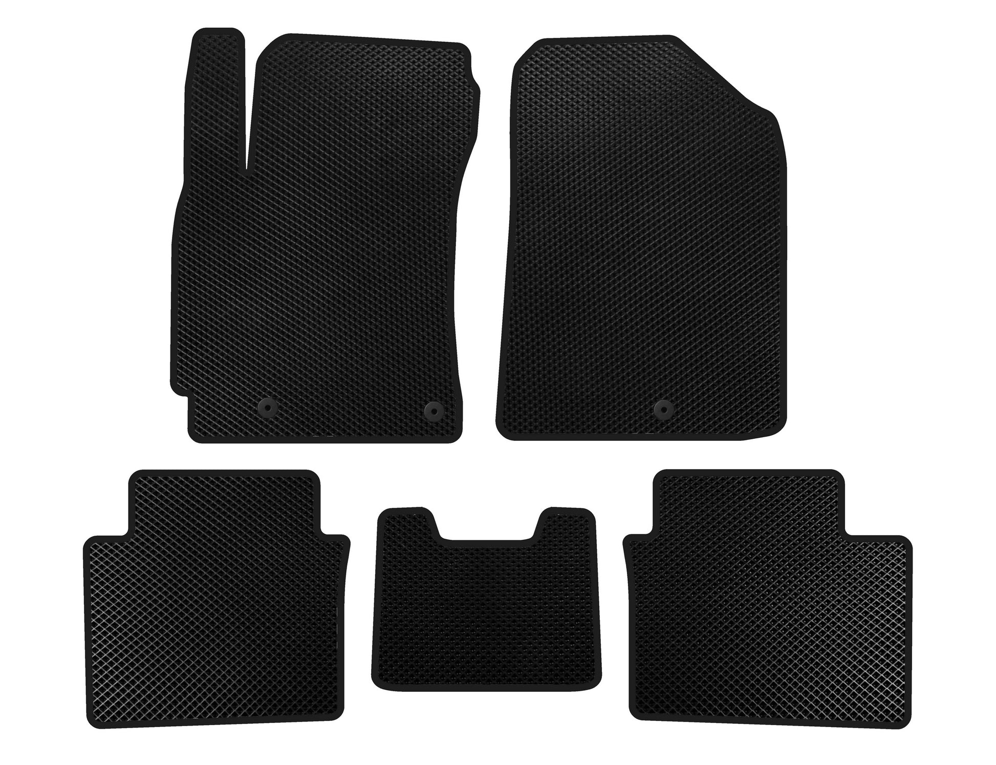EVA Floor Mats (2018-2021, Black) for Kia Forte 2008–2024 - image 1