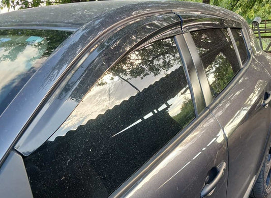 Window Deflectors HB (4 pcs, Sunplex Sport) for Renault Megane III 2009-2016 - image 1