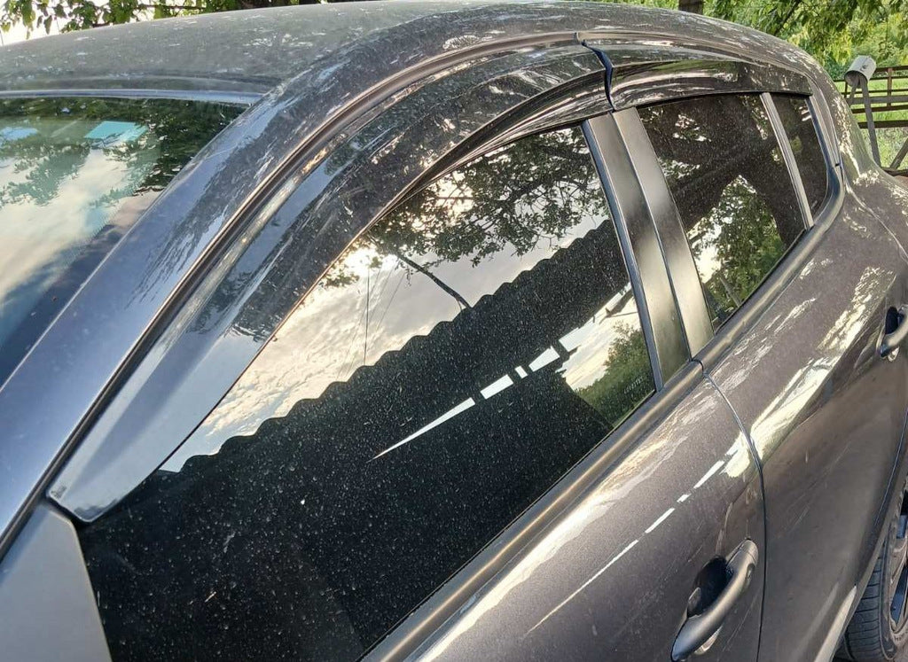 Window Deflectors HB (4 pcs, Sunplex Sport) for Renault Megane III 2009-2016 - image 1