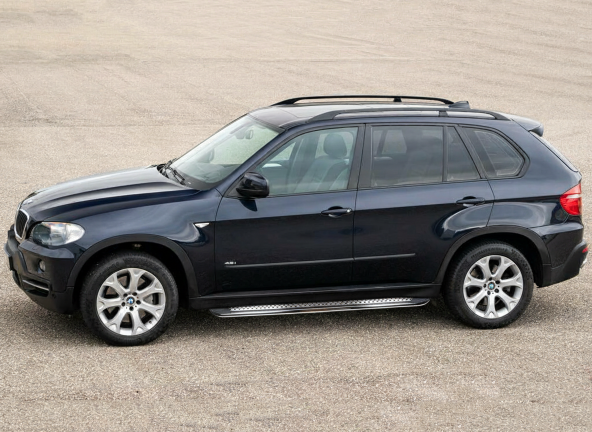 Side Steps Maydos V2 (2 pcs, Aluminum & Stainless Steel) for BMW X5 E-70 2007-2013 - image 1