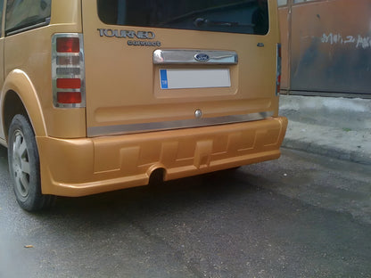 Chrome Tail Light Covers Version No.3 (2 pcs, Stainless Steel) for Ford Connect 2010-2013 - image 1