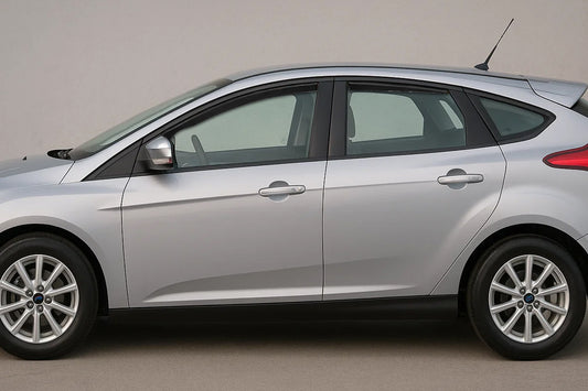 In-Channel Window Deflectors Niken Luxury (SD/HB, 4 pcs) for Ford Focus III 2011-2017 - image 1