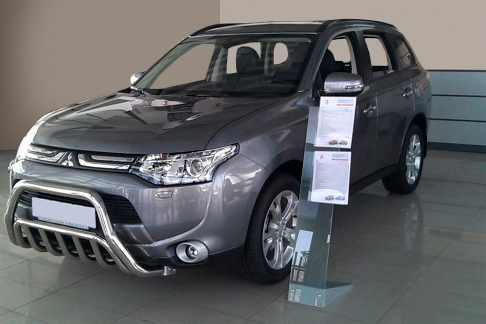 Front Bar WT002 (Stainless Steel) for Mitsubishi Outlander 2012-2021 - image 3