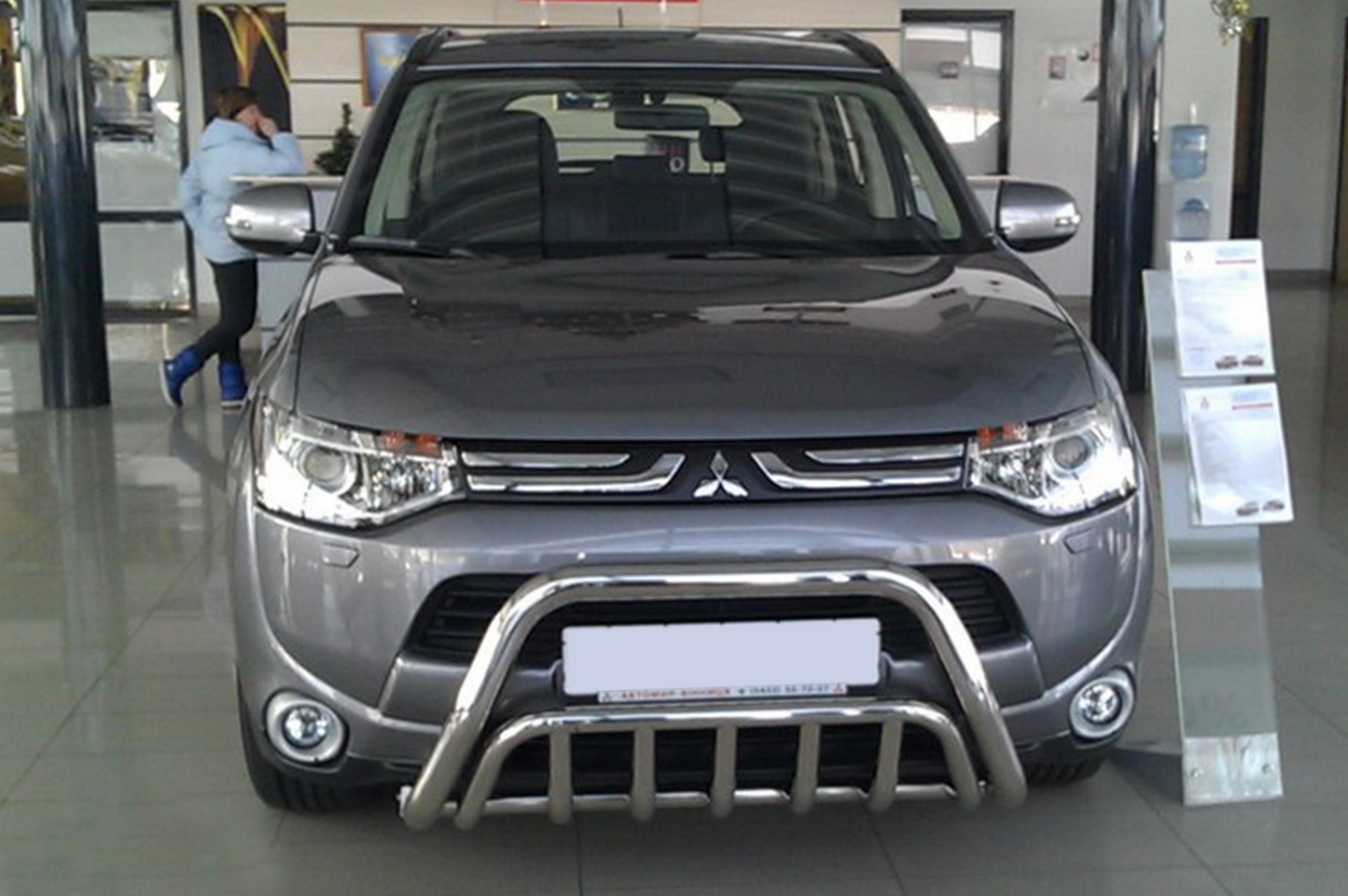 Front Bar WT002 (Stainless Steel) for Mitsubishi Outlander 2012-2021 - image 2