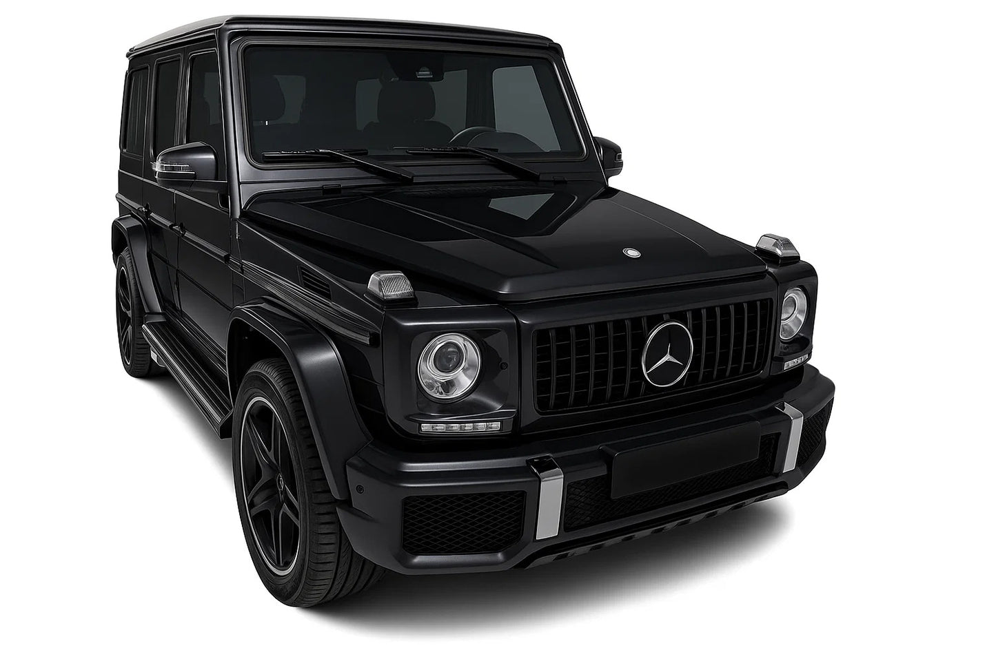 Front Grille (GT Panamericana, without Chrome) for Mercedes G сlass W463 1990-2018 - image 4