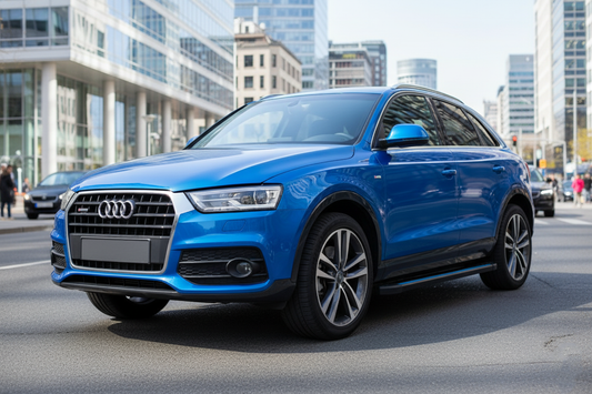 Side Steps Maya Blue (2 pcs, Aluminum) for Audi Q3 2011-2019 - image 1