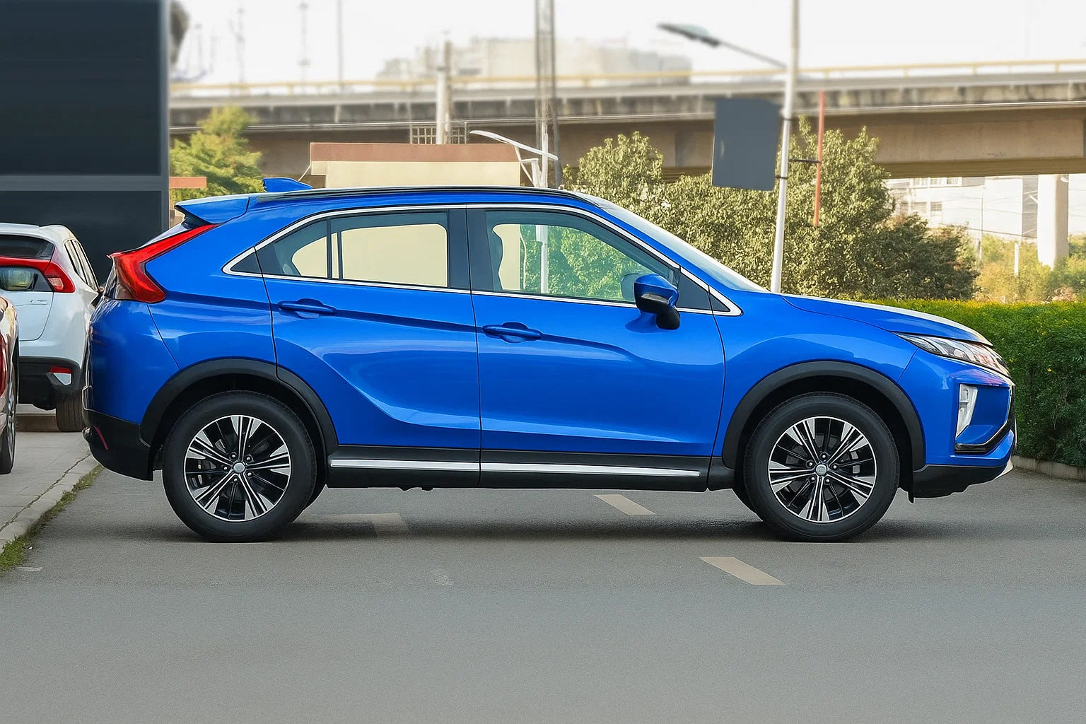 Door Mouldings OmsaLine (4 pcs, Stainless Steel) for Mitsubishi Eclipse Cross 2017- - image 4