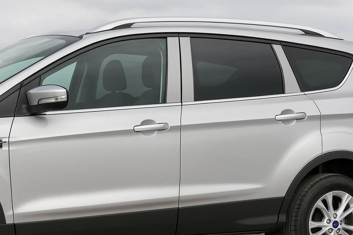 Stainless Steel Door Pillar Trim for Ford Kuga/Escape 2013-2019 - image 1