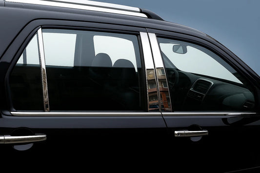 Stainless Steel Door Pillar Trim (6 pcs) for Honda CRV 2001-2006 - image 1