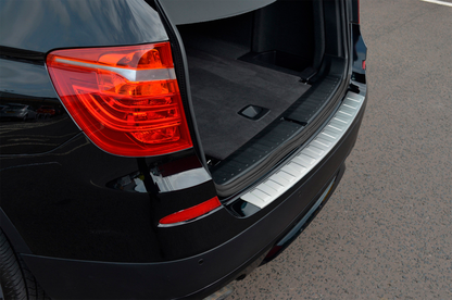 Stainless Steel Rear Bumper Protector OmsaLine (matte, stainless) for BMW X3 F25 2011-2018 - image 8