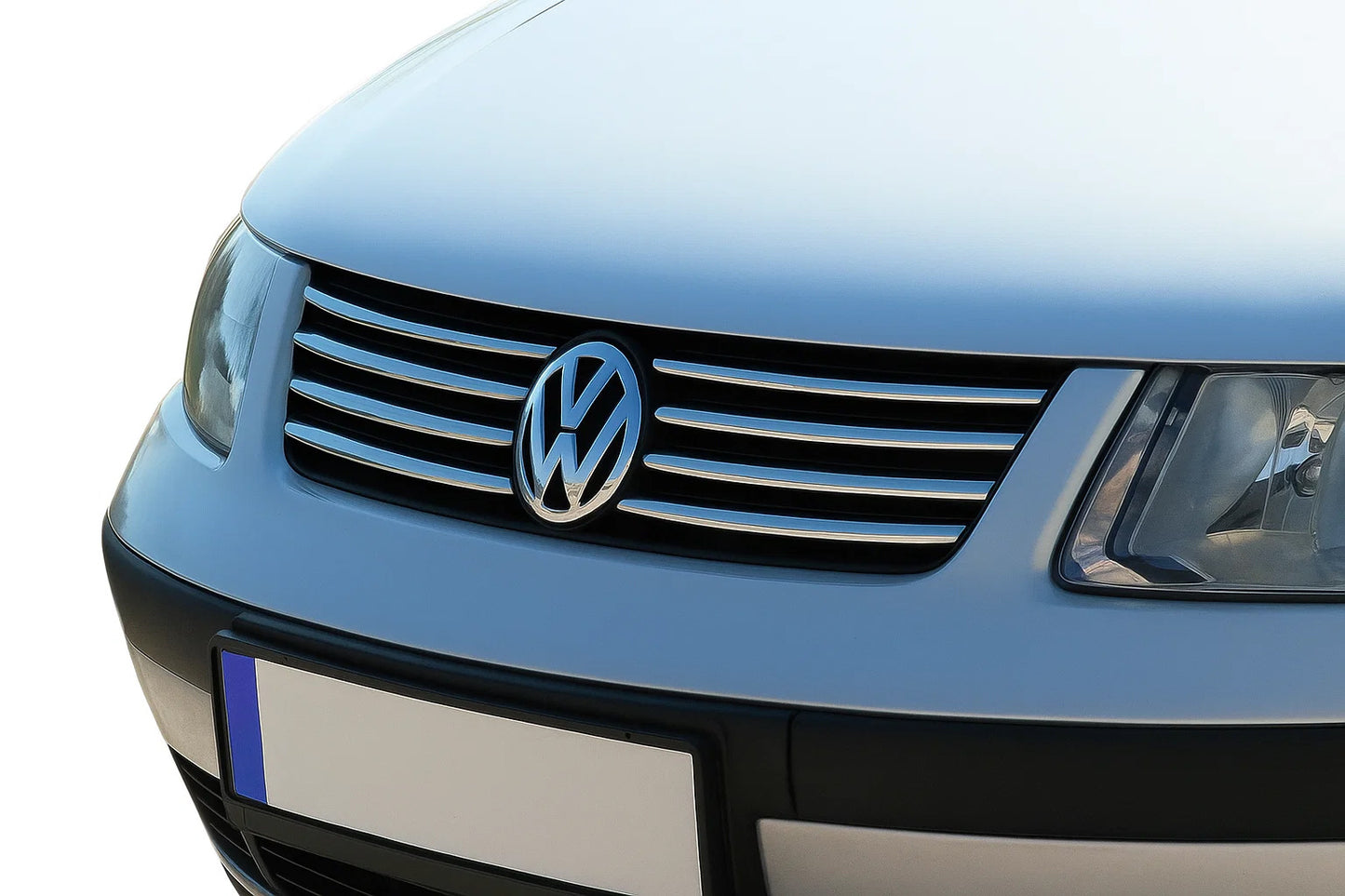 Chrome Grille Covers (Stainless Steel) for Volkswagen Passat B5 1997-2005 - image 1