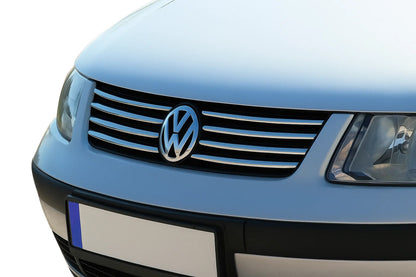 Chrome Grille Covers (Stainless Steel) for Volkswagen Passat B5 1997-2005 - image 1