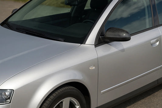 Mirror Covers (2 pcs, Carbon) for Audi A4 B6 2000-2004 - image 1