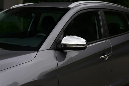 Mirror Covers (2 pcs, Stainless Steel) for Hyundai Tucson TL 2016-2021 - image 3