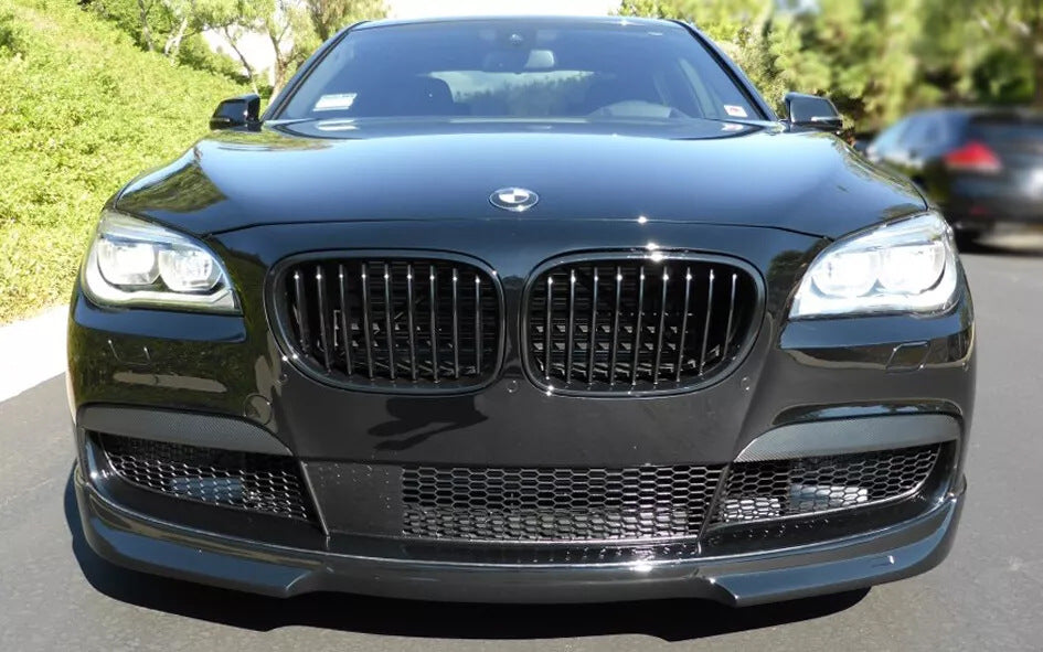 Kidney Grille 1 Bar (Gloss Black) for BMW 7 Series F01/F02 2008-2015 - image 1