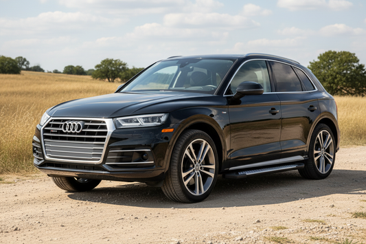 Side Steps Allmond Grey (2 pcs, Aluminum) for Audi Q5 2017-2025 - image 1