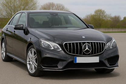 Front Grille GT Panamericana (for Avantgarde and AMG-Line, 2013-2016) for Mercedes E-сlass W212 2009-2016 - image 1