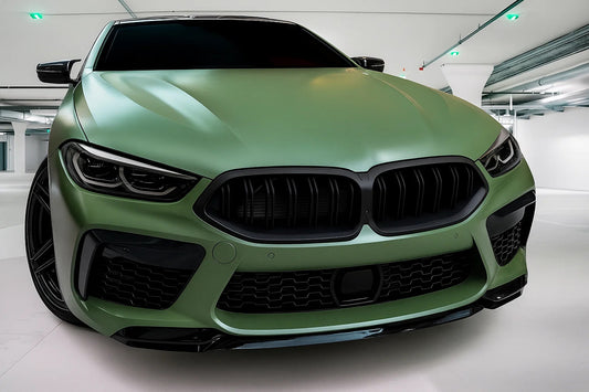 Kidney Grilles M-Look (2018-2022, Matte Black) for BMW 8 Series G14/G15/G16 2018- - image 1