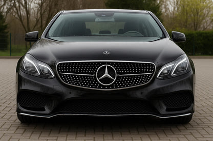 Front Grille Diamond Black (for Avantgarde and AMG-Line, 2013-2016) for Mercedes E-сlass W212 2009-2016 - image 3