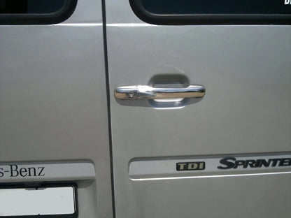 Chrome Door Handle Covers (4 pcs, Stainless Steel) for Volkswagen LT 1995-2006 - image 7