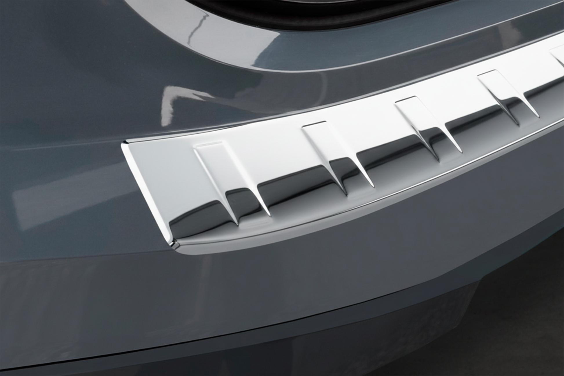 Rear Bumper Protector Carmos Stainless Steel for BMW iX (I20) 2022- - image 3