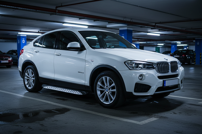 Side Steps Shining V1 (2 pcs, Aluminum) for BMW X4 F-26 2014-2018 - image 1