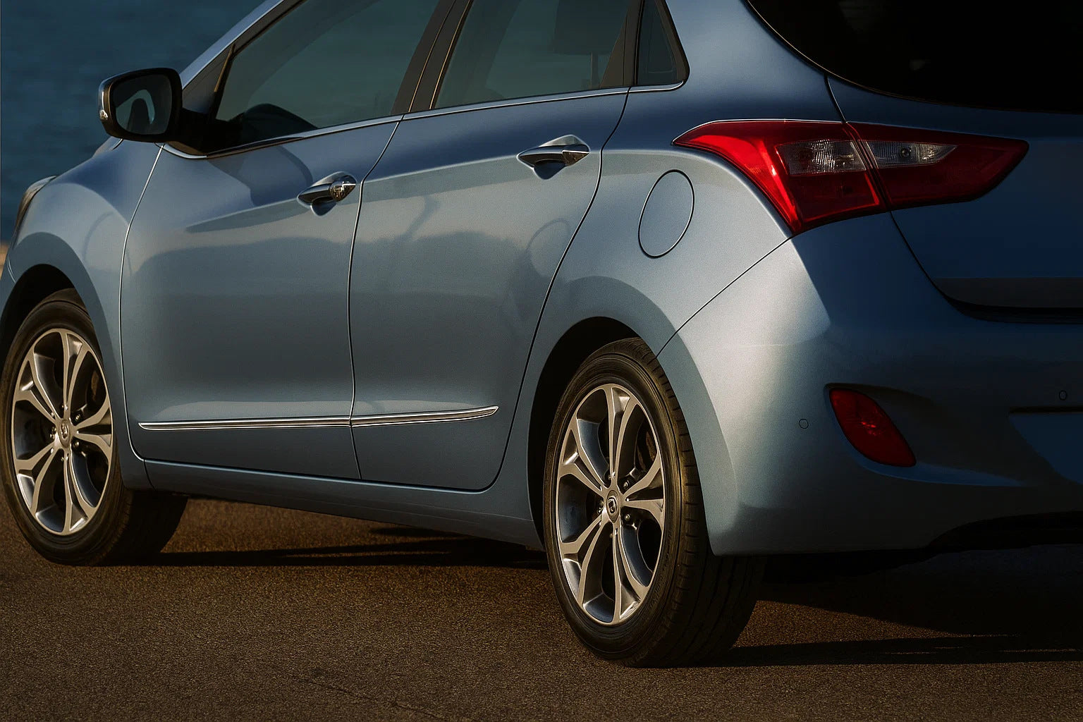 Door Mouldings Stainless Steel (4 pcs) for Hyundai I-30 2012-2017 - image 1