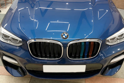 Kidney Grilles M-Look (2018-2021, M-Color with Chrome Trim) for BMW X4 G02 2018- - image 1