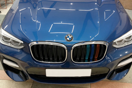 Kidney Grilles M-Look (2018-2021, M-Color with Chrome Trim) for BMW X4 G02 2018- - image 1