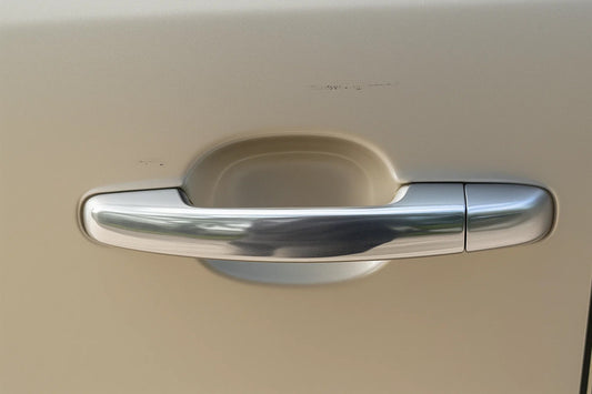 Chrome Door Handle Covers (5 pcs, Stainless Steel, with Chip) for Suzuki Grand Vitara 2005-2017 - image 2