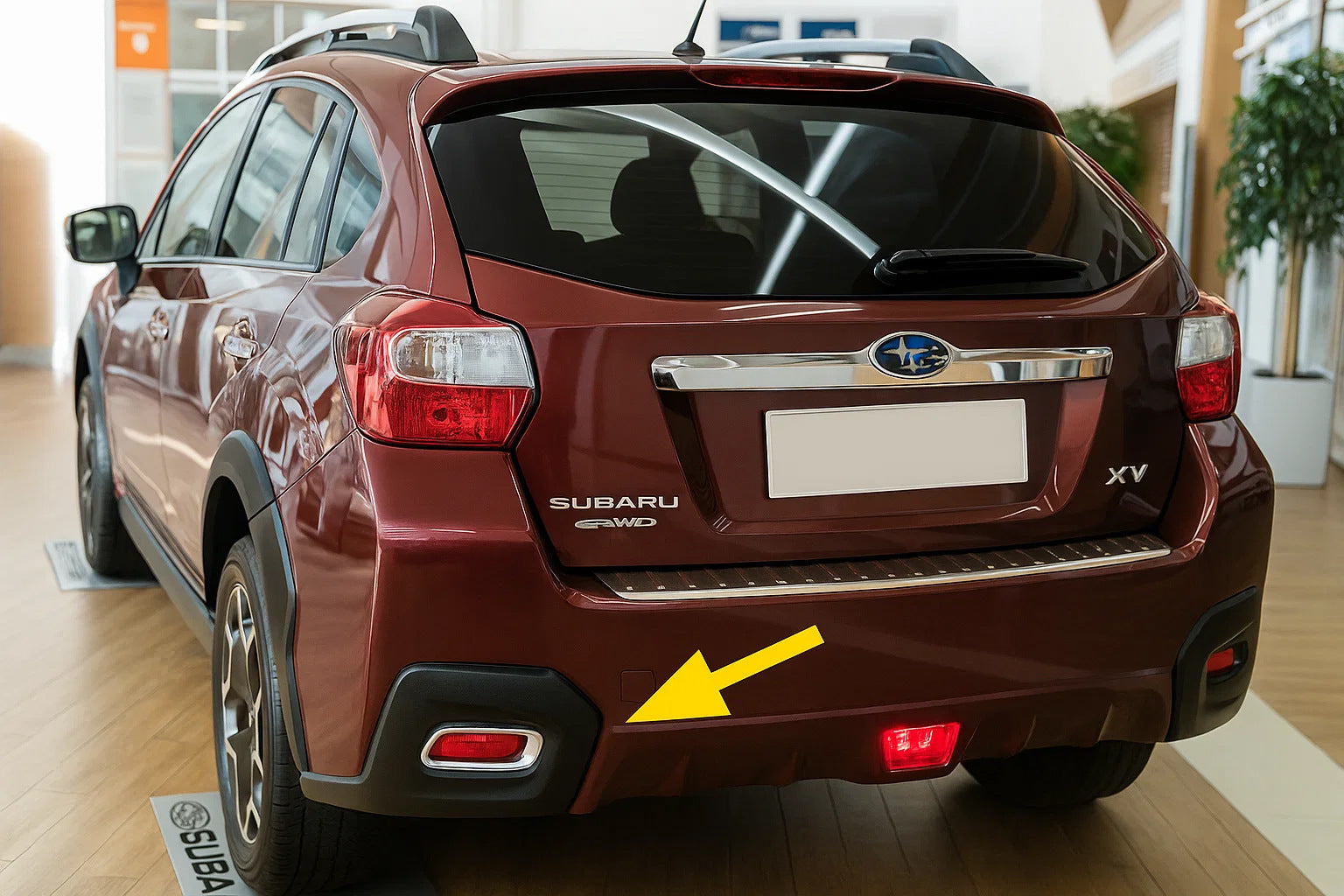 Rear tail light covers Libao (2 pcs, plastic) for Subaru XV 2011-2017 - image 3