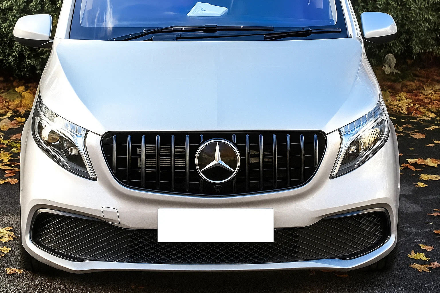 Front Grille GT Panamericana Black (2014-2019 for V-class) for Mercedes Vito/V-class W447 2014- - image 1