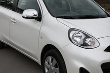 Mirror Covers (2 pcs, ABS) for Nissan Micra K13 2011-2016 - image 1