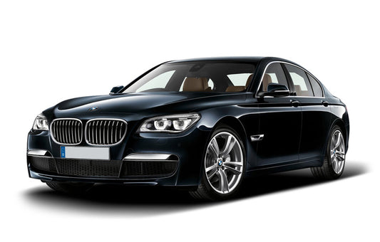 Kidney Grilles 1 Bar (Gloss Black with Chrome Trim) for BMW 7 Series F01/F02 2008-2015 - image 1