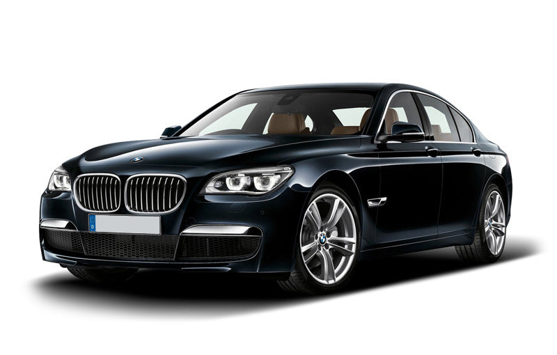 Kidney Grilles 1 Bar (Gloss Black with Chrome Trim) for BMW 7 Series F01/F02 2008-2015 - image 1