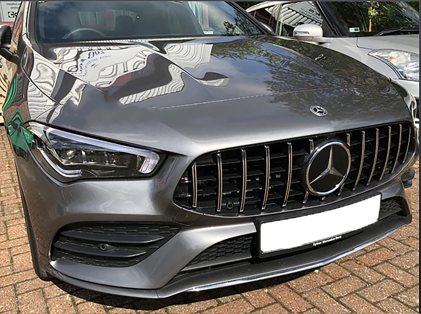 Front Grille Panamericana GT (for 2023-2025) for Mercedes CLA C118 2019- - image 4