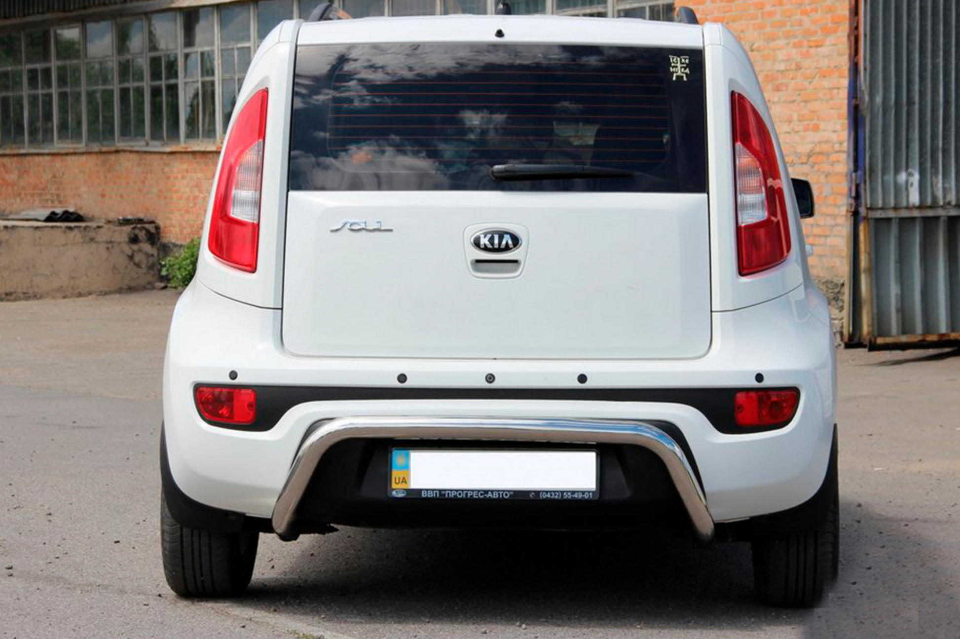 Rear Bar AK002 (Stainless Steel) for Kia Soul I 2008-2013 - image 2