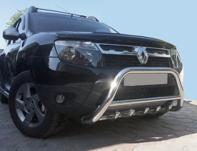 Bull bar without logo WT003 (stainless steel) for Dacia Duster 2008-2018 - image 4