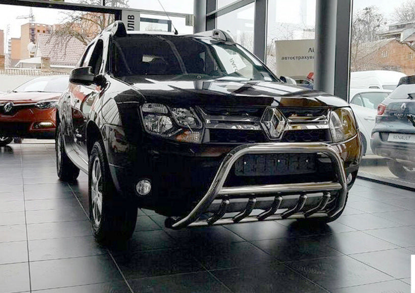 Bull bar without logo WT003 (stainless steel) for Dacia Duster 2008-2018 - image 9