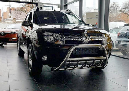 Bull bar without logo WT003 (stainless steel) for Renault Duster 2008-2017 - image 7