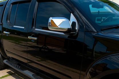 Chrome trim for wind deflectors (2 pcs, stainless steel) for Suzuki Equator 2009- - image 1