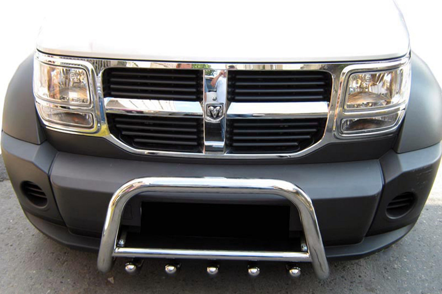 Front Bar QT006 (Stainless Steel) for Dodge Nitro 2006-2011 - image 1
