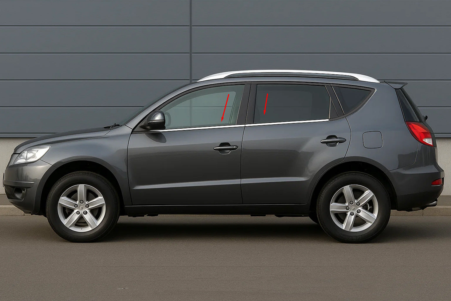 Window Trim Stainless Steel (4 pcs) for Geely Emgrand X7 2011- - image 1