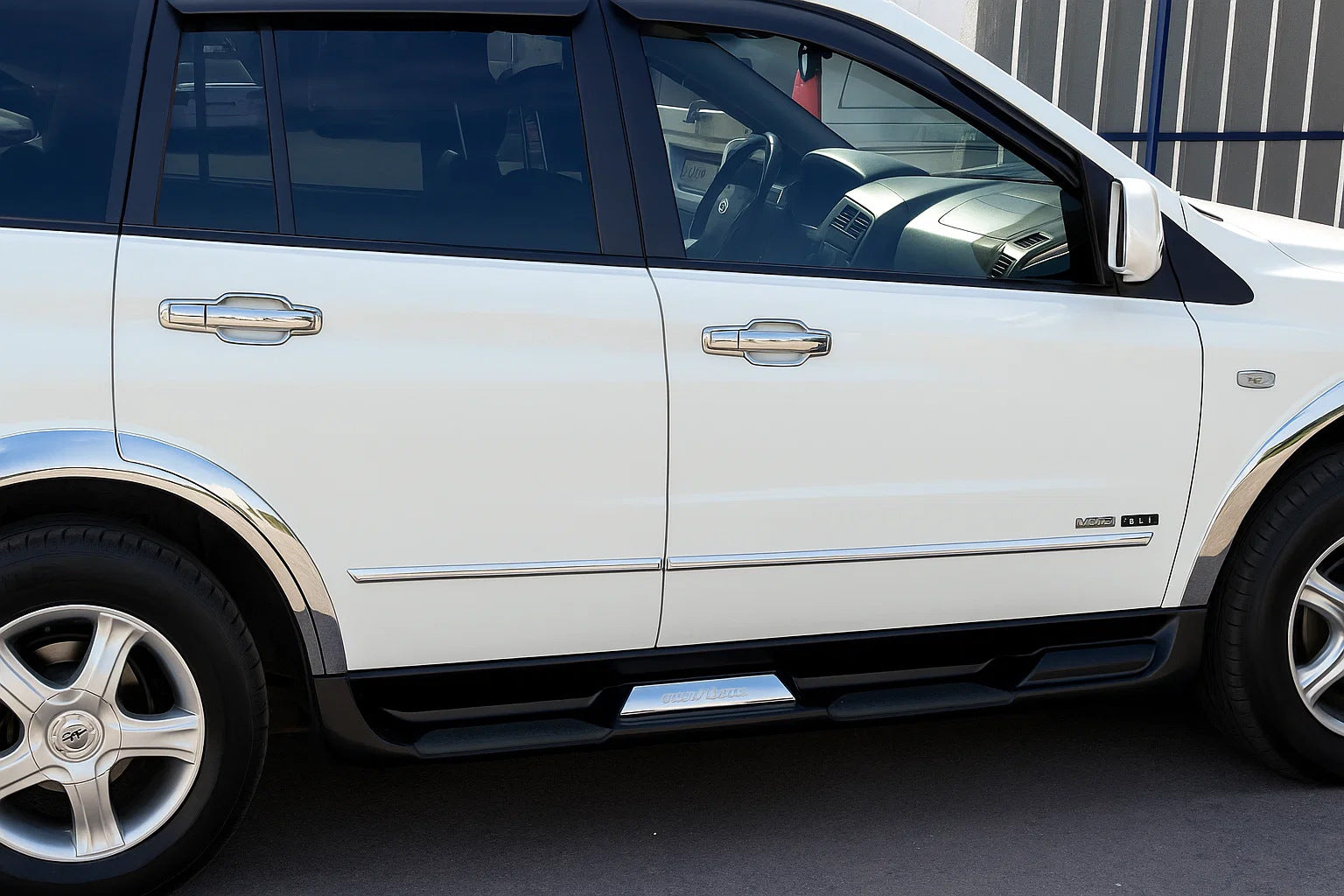 Chrome Door Handle Covers (4 pcs, plastic) for SsangYong Action 2005-2018 - image 1