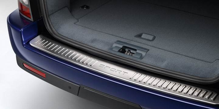 Cover on the rear bumper 2010-2013 (stainless steel) for Range Rover Sport 2005-2013 - Reelken Auto
