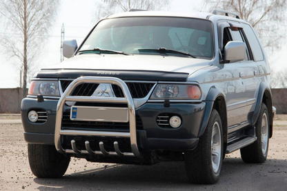 Bull Bar QT007 (Stainless Steel) for Mitsubishi Pajero Sport 1996-2007 - image 3