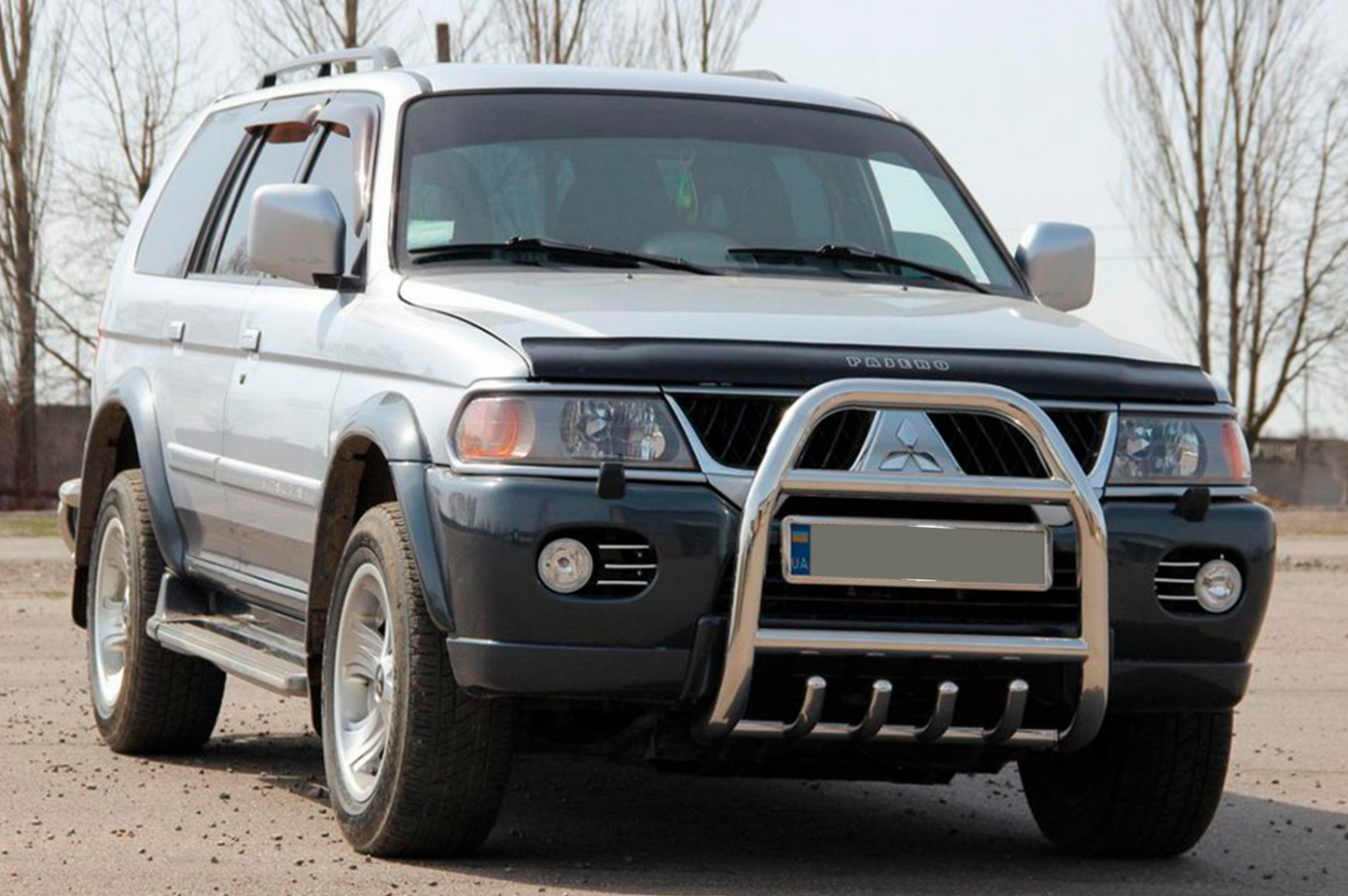 Bull Bar QT007 (Stainless Steel) for Mitsubishi Pajero Sport 1996-2007 - image 2