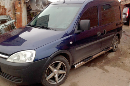 Side Pipes (2 pcs, Stainless Steel) for Opel Combo 2002-2012 - image 2